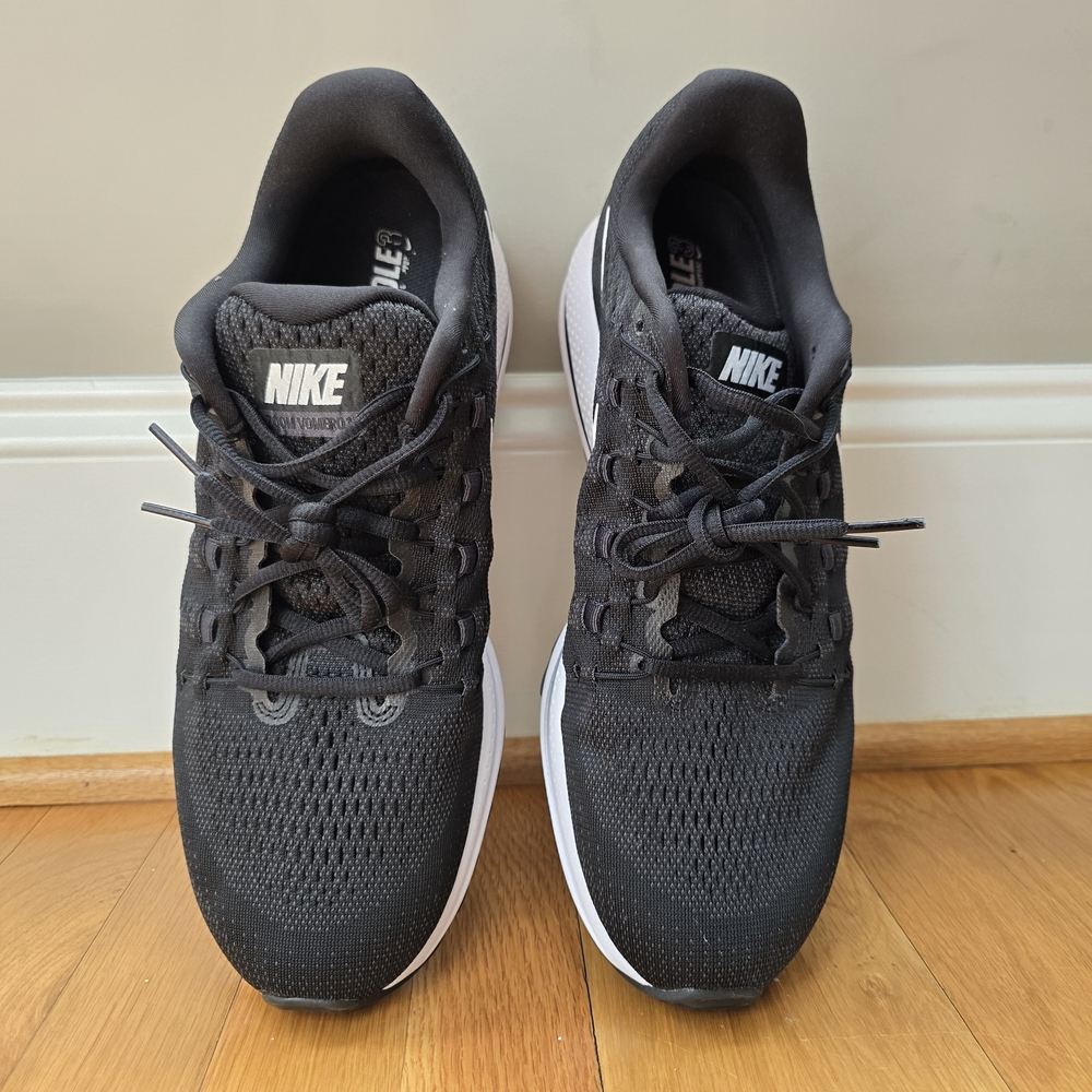 Nike Air Zoom Vomero 12 | Black White | Men's Size 11.5 - Picture 5 of 7